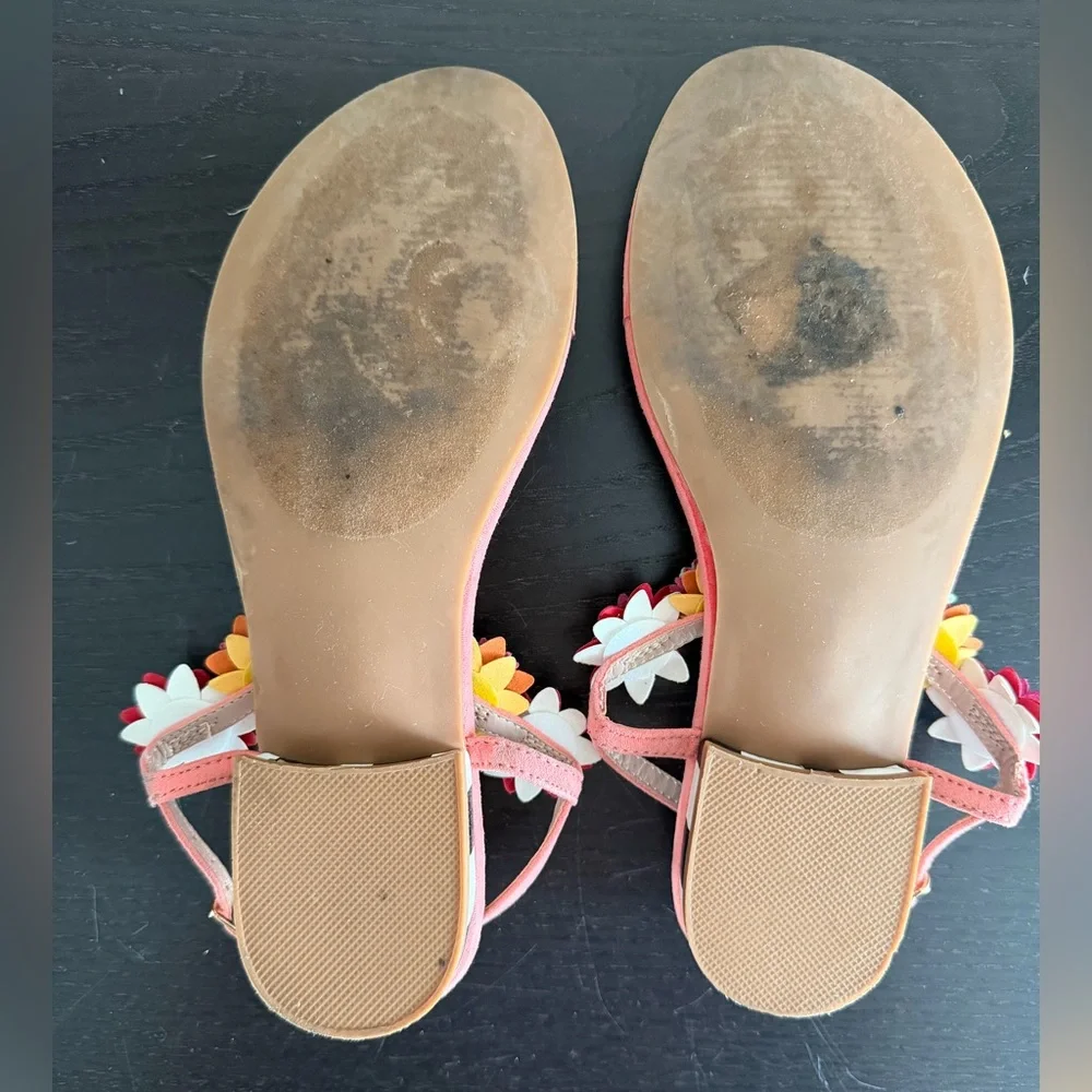 Betsey Johnson Esmee Floral T-Strap Sandals – Size 6 - Picture 6 of 6